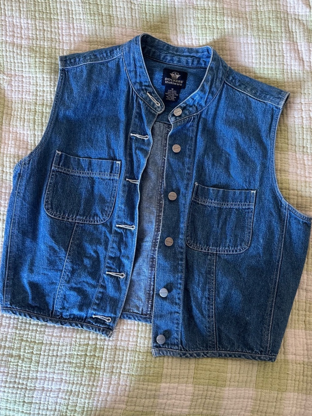 Vintage denim vest